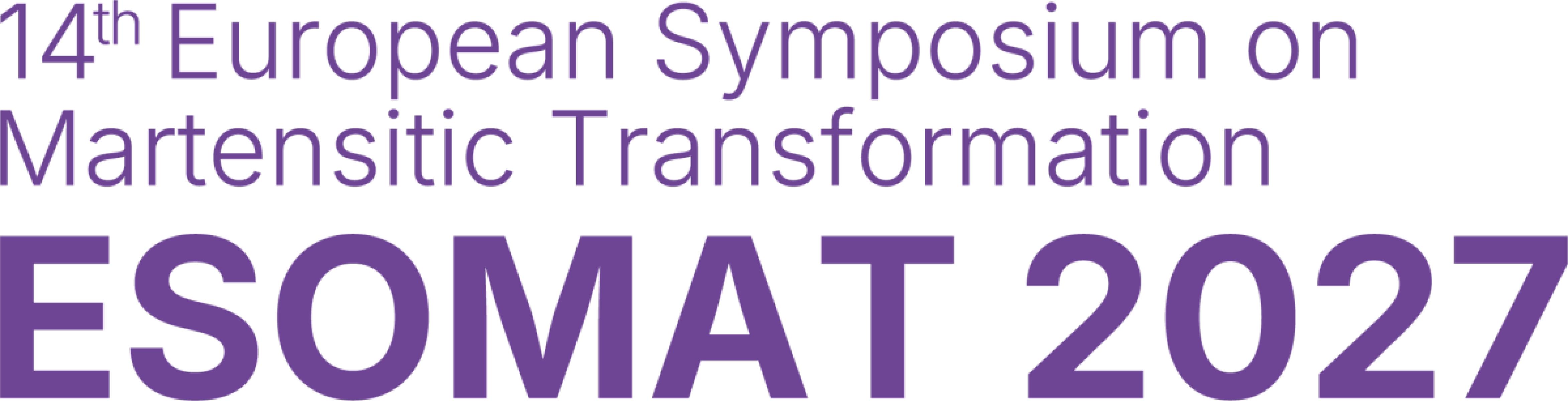 ESOMAT 2027 Symposium logo.
