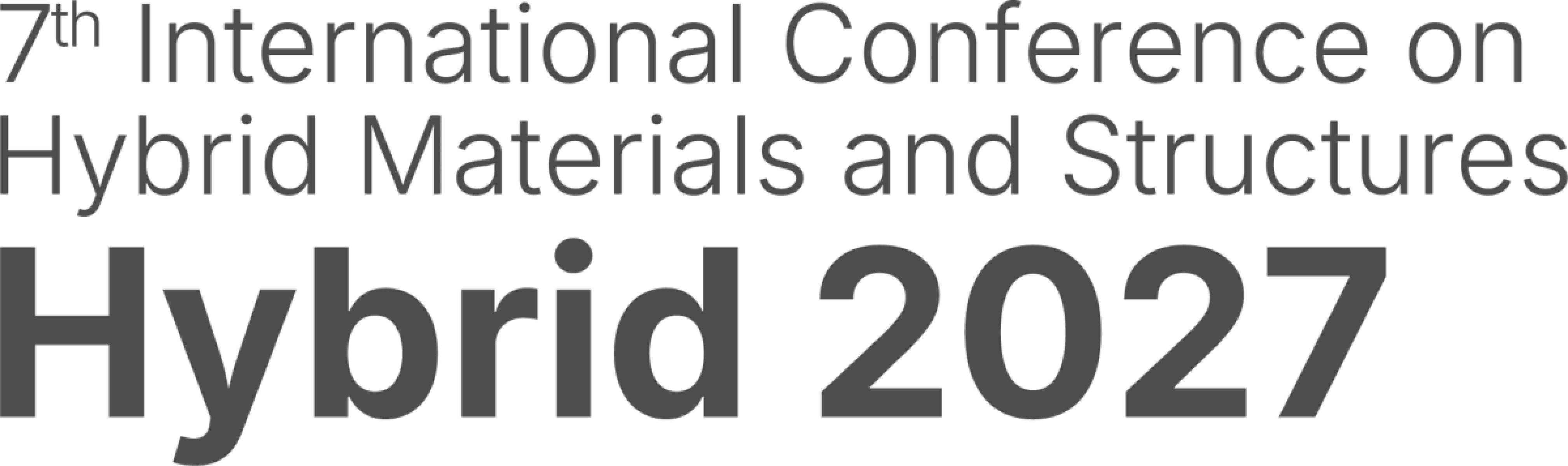 Hybrid 2027 Conference logo.